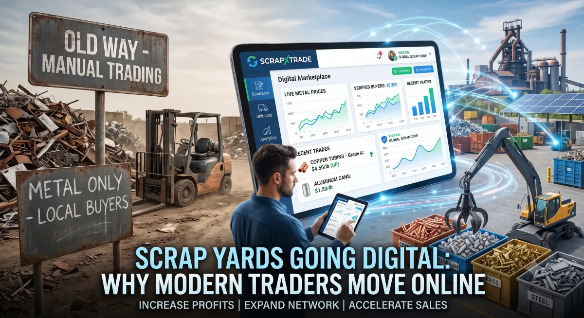 The Digital Transformation of Scrap Yards: Why Modern Traders Are Moving Online