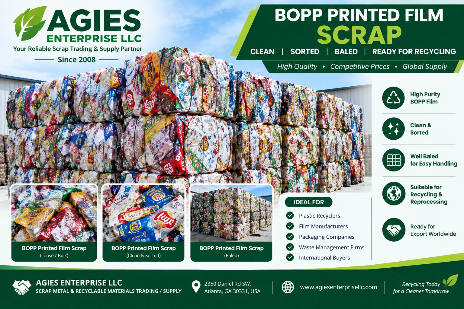 BOPP Printed Film Scrap