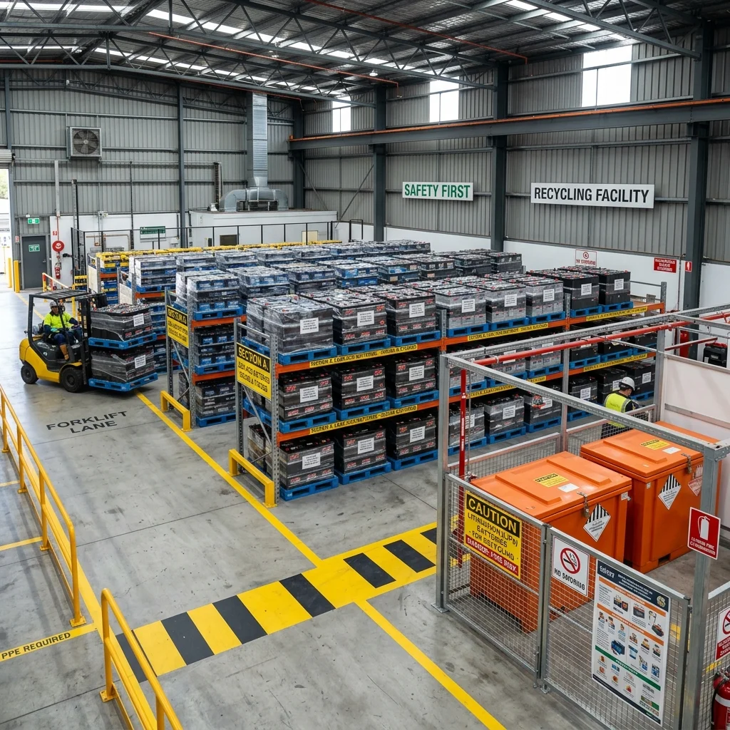 Safety Advisory Issued for Bulk Battery Storage Units