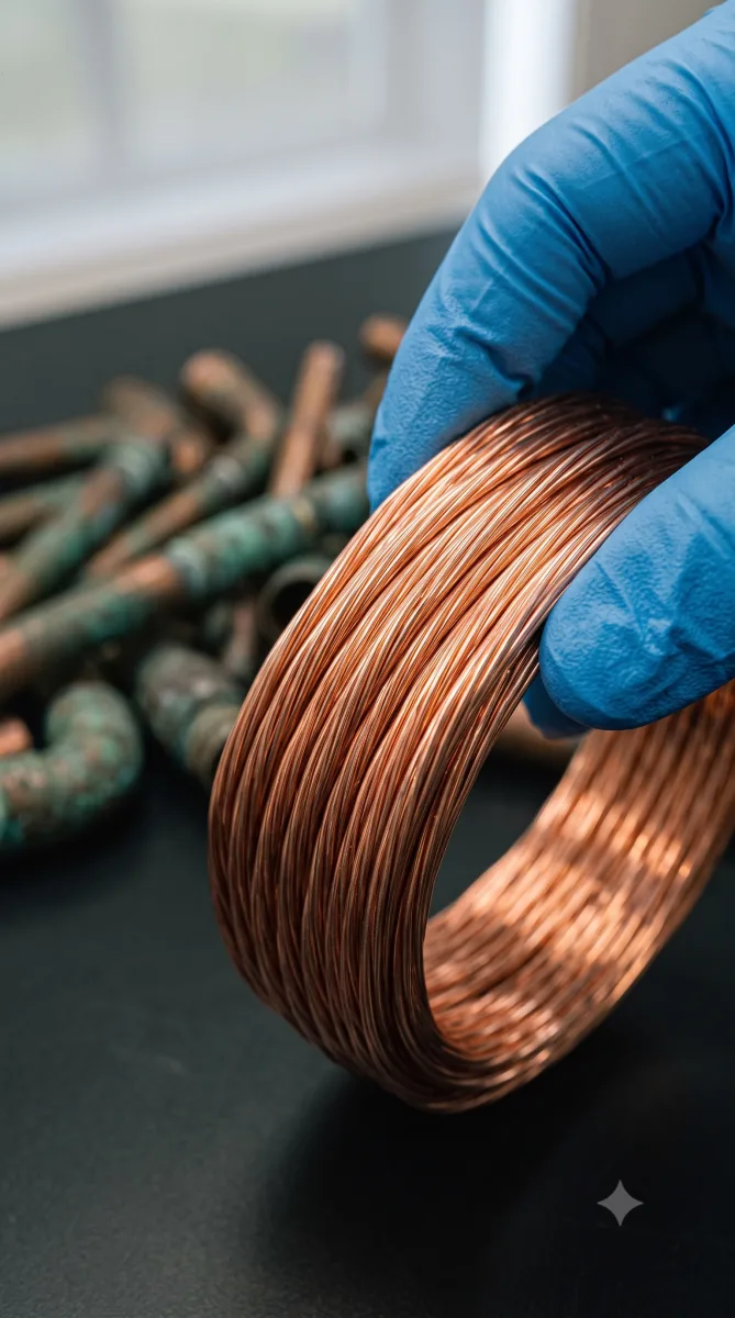 Bare Bright Copper